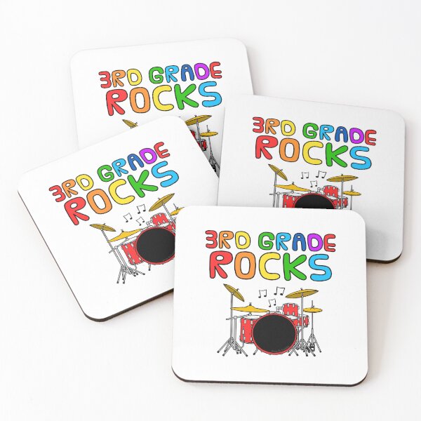 Item preview, 3rd Grade Rocks, Drums, Back To School designed and sold by doodlerob.