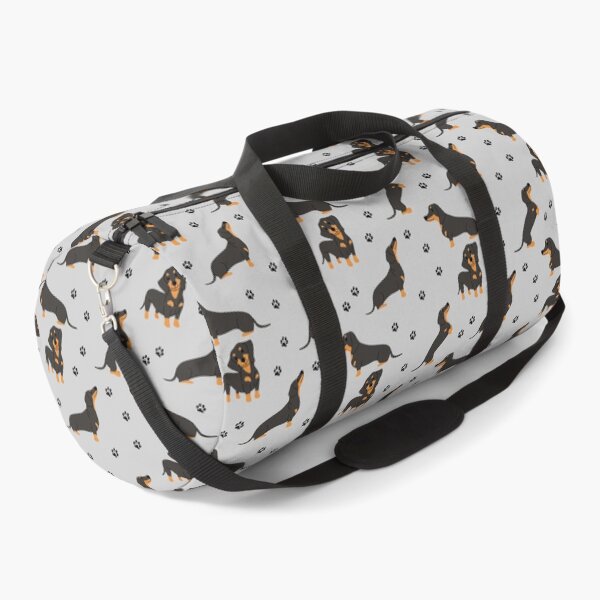 Item preview, Dachshund dog pattern with dog paws designed and sold by MameDesign.