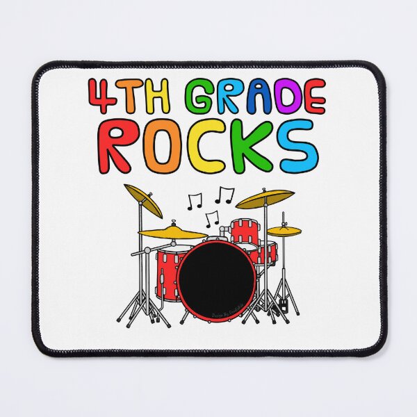 Item preview, 4th Grade Rocks, Drums, Back To School designed and sold by doodlerob.