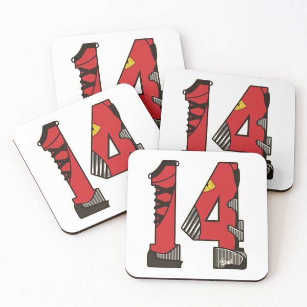 Item preview, Sports Number 14, red black color lucky sport fourteen designed and sold by Hoahip.