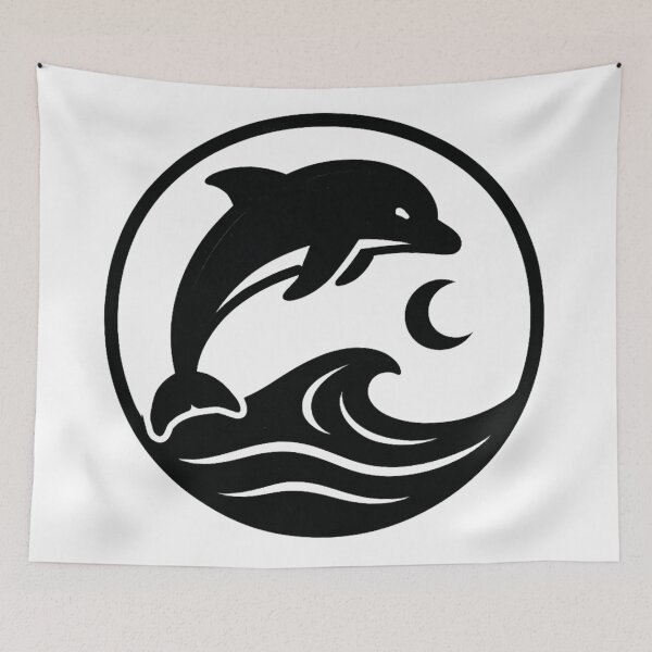 Item preview, Dolphin stamp designed and sold by mayhaku.