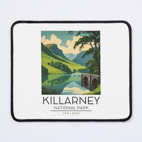 Item preview, A Vintage Illustration of Killarney National Park - Ireland  designed and sold by GoodOldVintage.