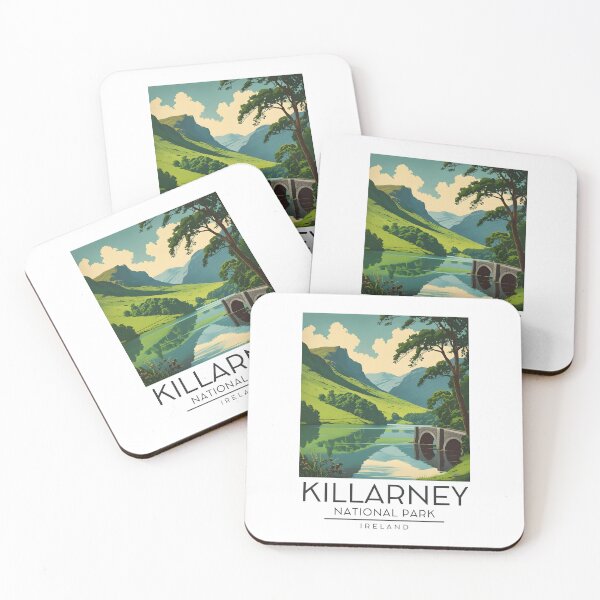 Item preview, A Vintage Illustration of Killarney National Park - Ireland  designed and sold by GoodOldVintage.