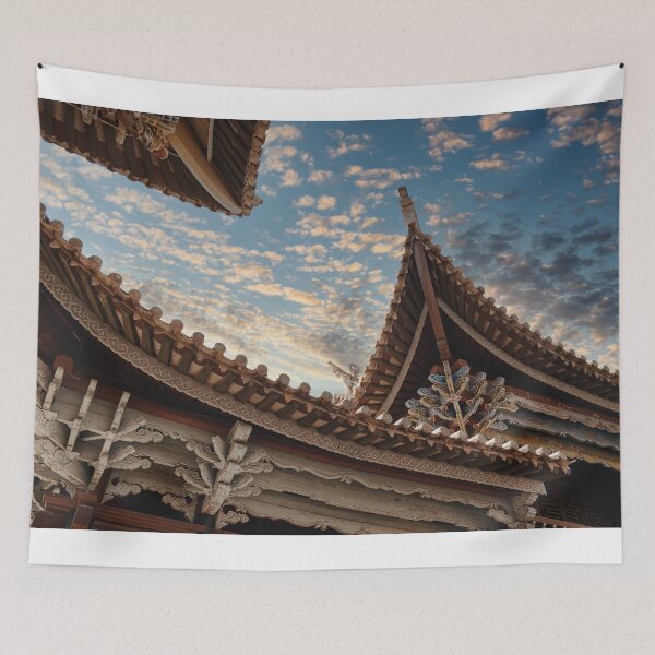 Item preview, Traditional Chinese house abstract designed and sold by onlyFinePics.
