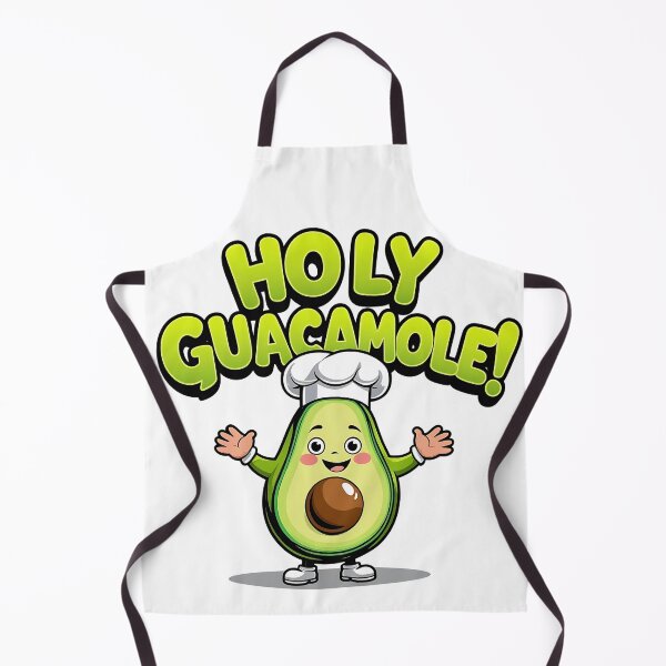 Item preview, funny chef holy guacamole Art designed and sold by Waseemkhan86.