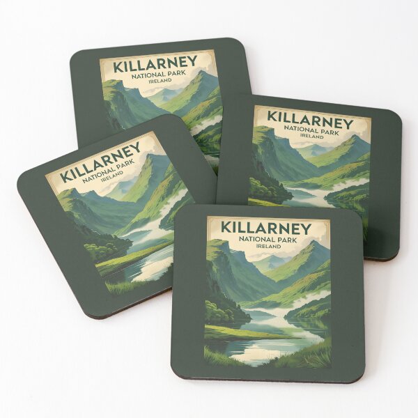 Item preview, A Vintage Illustration of Killarney National Park - Ireland  designed and sold by GoodOldVintage.