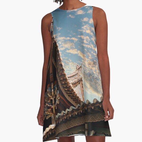 Item preview, Traditional Chinese house abstract designed and sold by onlyFinePics.