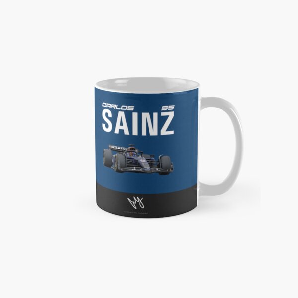 Tazza Carlos Sainz F1 Williams - Ceramica 325ml, Microonde E Lavastoviglie, Blu/Bianco - Foto 12