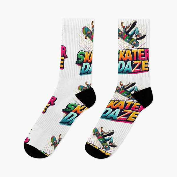 Item preview, skateboard, skater daze, skating designed and sold by TrueArtVibes.
