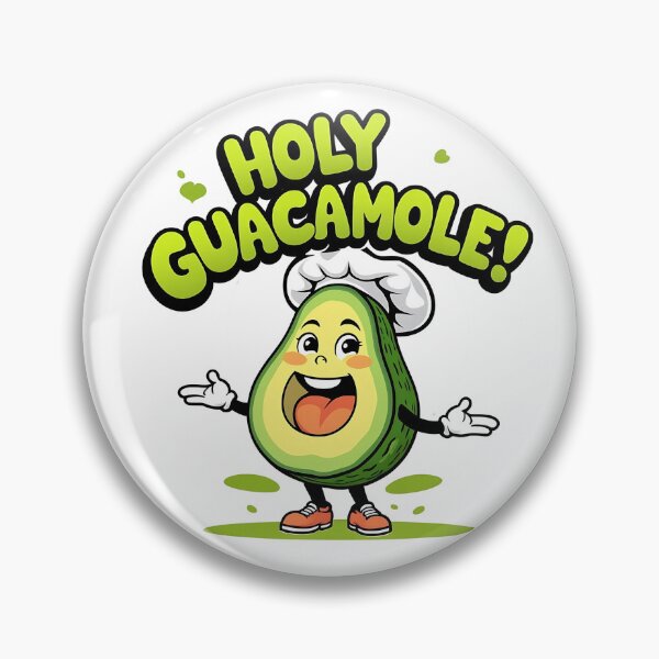Item preview, funny chef holy guacamole Art designed and sold by Waseemkhan86.