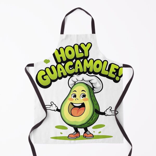 Item preview, funny chef holy guacamole Art designed and sold by Waseemkhan86.