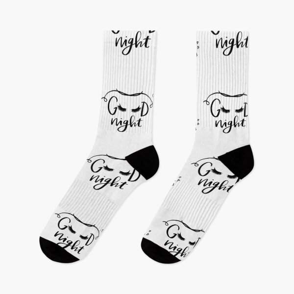 Item preview, Good Night Eyelash Sleep Quote – Cute Minimalist Design designed and sold by MaverickMarks.
