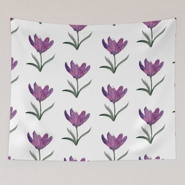 Item preview, Purple Watercolour Crocus designed and sold by PaintingPositives.