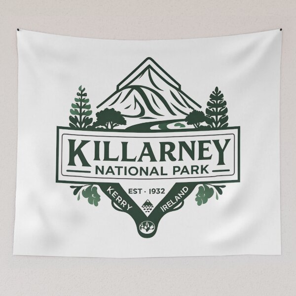 Item preview, A Vintage Illustration of Killarney National Park - Ireland  designed and sold by GoodOldVintage.