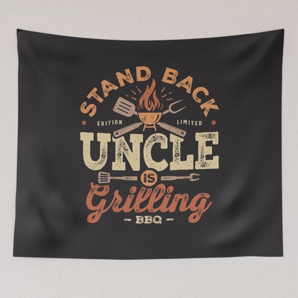Item preview, Stand Back Uncle Is Grillin' Funny BBQ Grilling Uncle designed and sold by cidolopez.