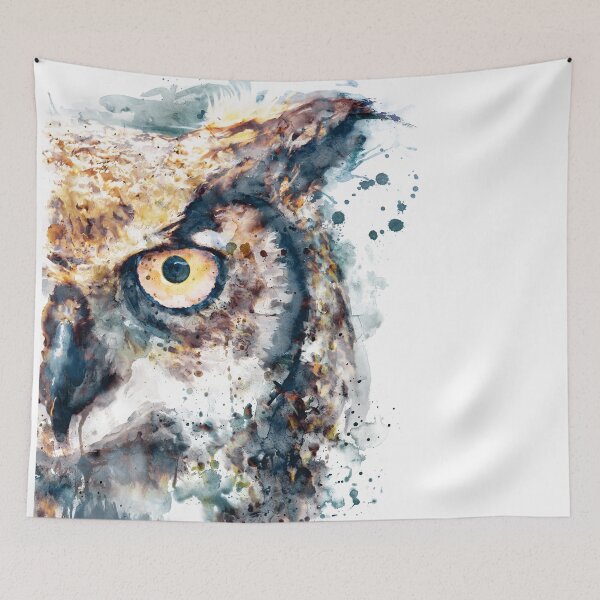 Item preview, Half‑Face Owl Gaze designed and sold by caracatita75.