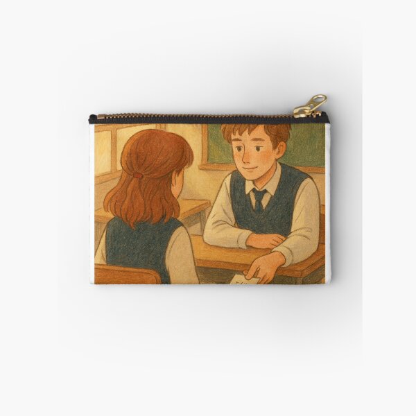 Item preview, Love Note in Class - Vintage School Romance Illustration designed and sold by 奇0904.