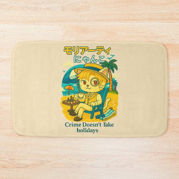 Item preview, Chibi Cat Detective on Holiday – “Crime Doesn’t Take Holidays” designed and sold by NyxVerse-Studio.