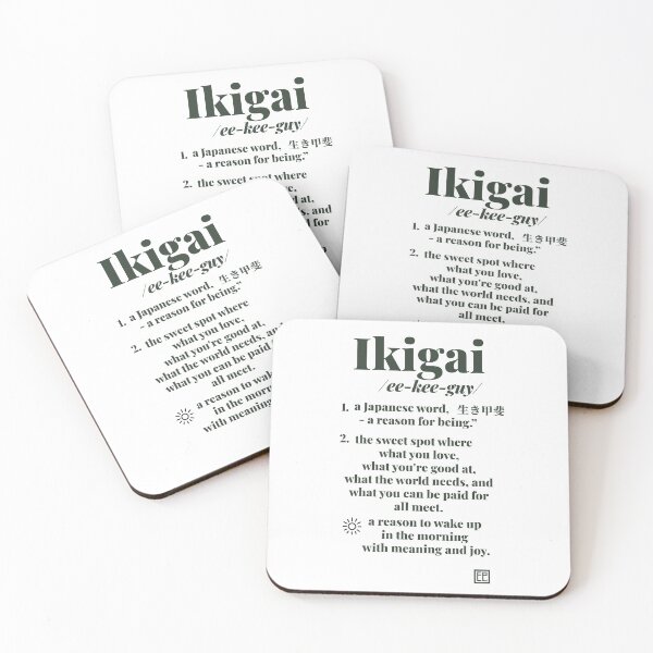 Item preview, Ikigai – A Reason for Being (for Light Clothing) designed and sold by EmilieLeeKimArt.