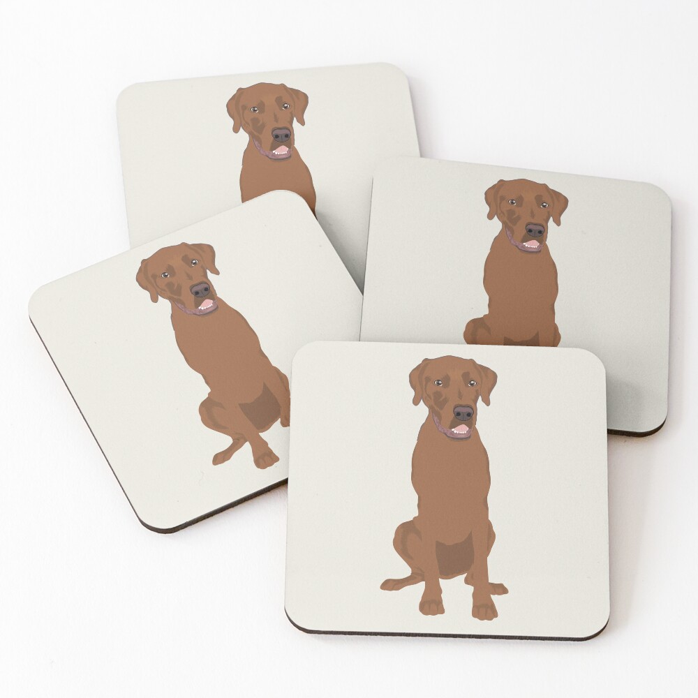 Item preview, Coasters (Set of 4) designed and sold by goldendoodlepup.