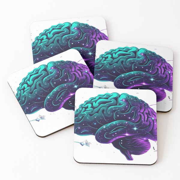 Item preview, Galaxy Brain Cosmic Intelligence Illustration designed and sold by KR3PT.