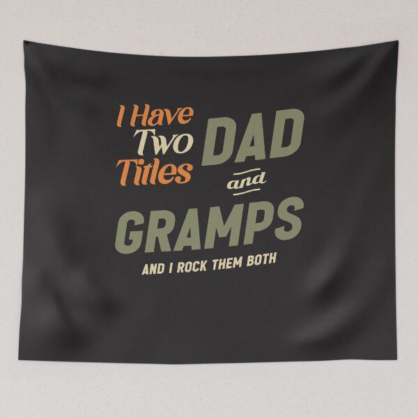 Item preview, Two Titles Dad And Gramps Funny Grandpa designed and sold by cidolopez.