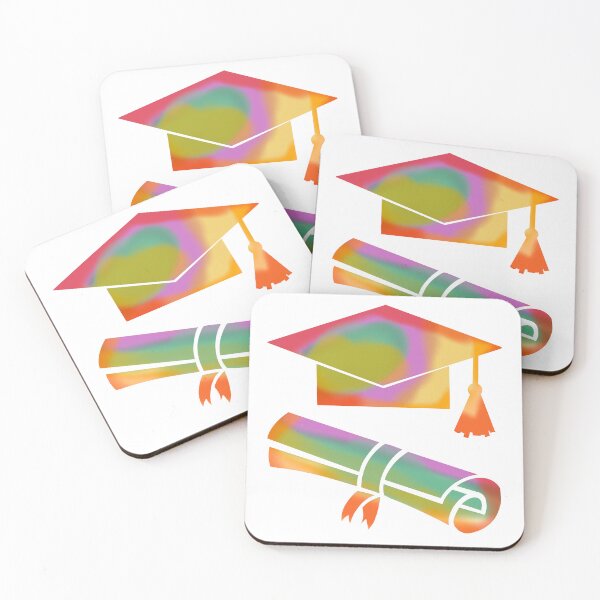 Item preview, Rainbow Colors Graduation with white Background  designed and sold by missmann.