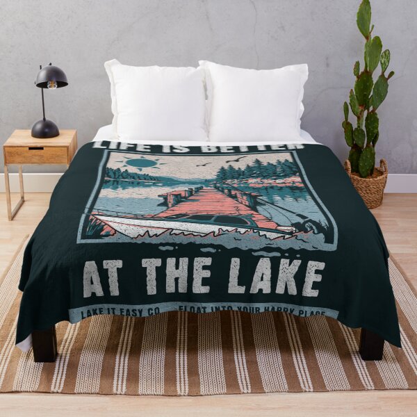 Item preview, Life is Better at the Lake designed and sold by BaffledSnout.