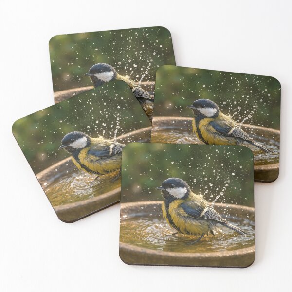 Item preview, Bird in the bath designed and sold by Clever Inks.