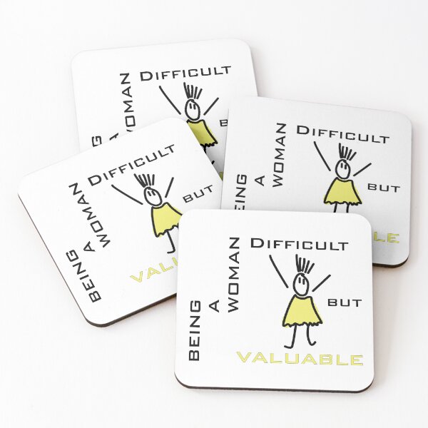 Item preview, Being A Woman Difficult But Valuable - Women are always valuable designed and sold by FilizDesigner.