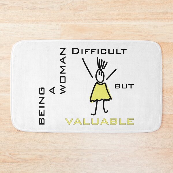 Item preview, Being A Woman Difficult But Valuable - Women are always valuable designed and sold by FilizDesigner.