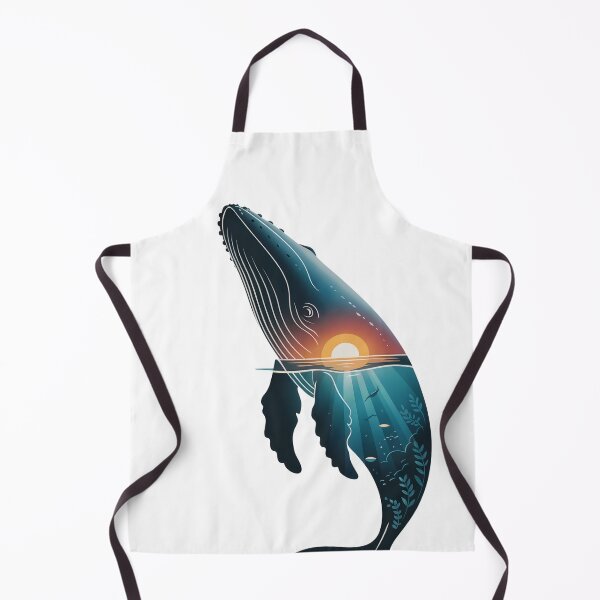 Item preview, Ocean Majesty Minimalist Whale designed and sold by ShadowAndSlate.