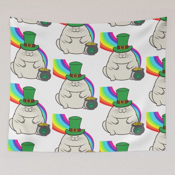 Item preview, Funny Leprechaun Fat cat designed and sold by Pet Station.
