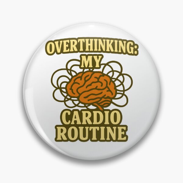 Item preview, Overthinking: My Cardio Routine designed and sold by inkNext.