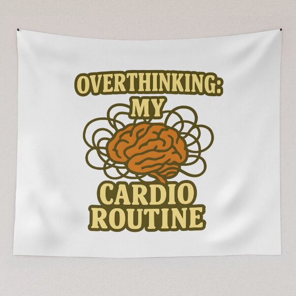 Item preview, Overthinking: My Cardio Routine designed and sold by inkNext.