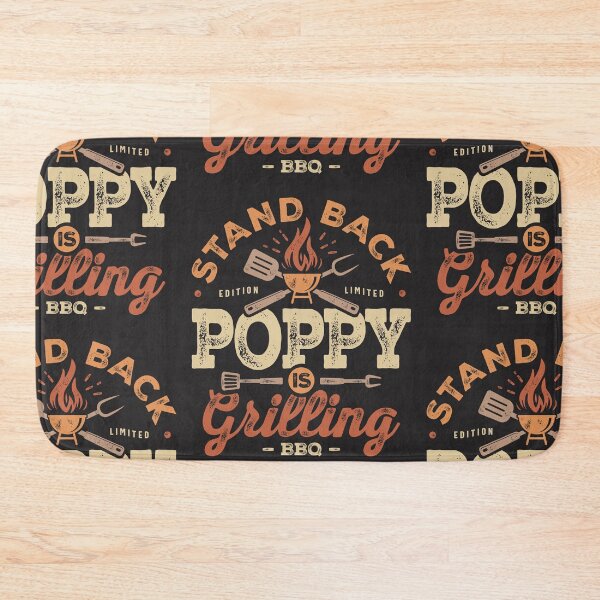 Item preview, Stand Back Poppy Is Grillin' Funny BBQ Grilling Poppy designed and sold by cidolopez.