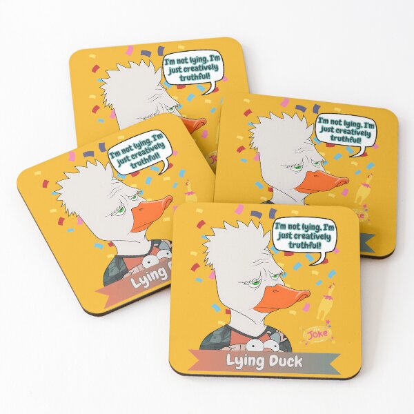 Item preview, Lying Duck designed and sold by Dull Duck Store.