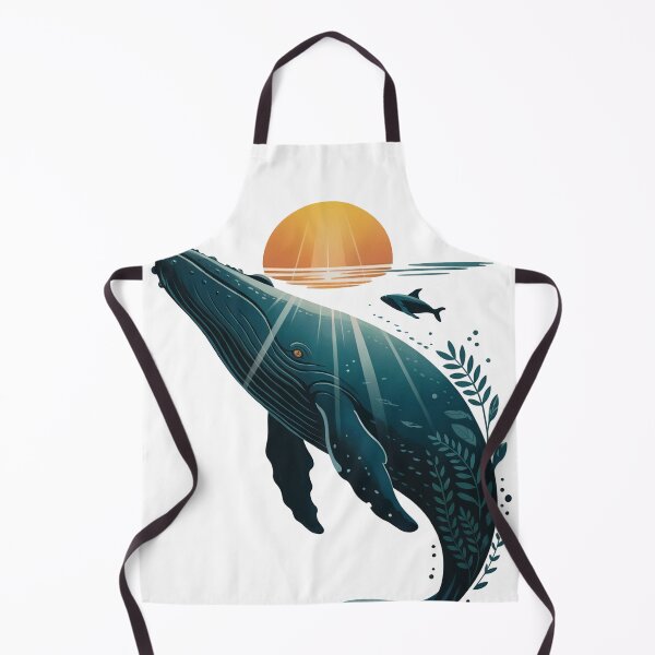Item preview, Ocean Majesty Minimalist Whale designed and sold by ShadowAndSlate.