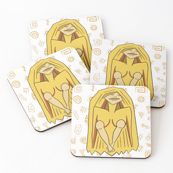 Item preview, Yellow Girl Golden Spirit  designed and sold by WTFARBA.