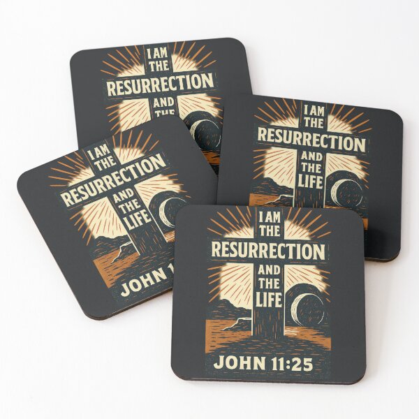 Item preview, John 11:25 – I am the Resurrection and the Life designed and sold by SimplySelim.