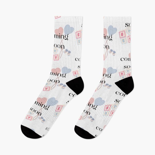 Item preview, Announce pregnancy boy socks designed and sold by LiskoDesign.
