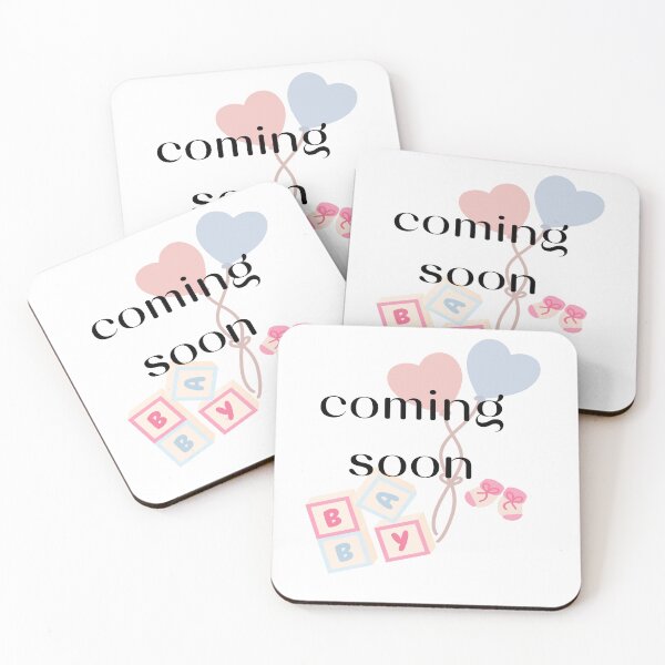 Item preview, Pregnancy Announcement Baby Girl Balloon Building Blocks designed and sold by LiskoDesign.