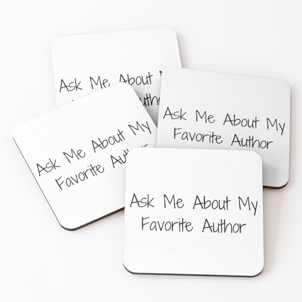 Item preview, Ask Me About My Favorite Author designed and sold by Ninjacatoff.