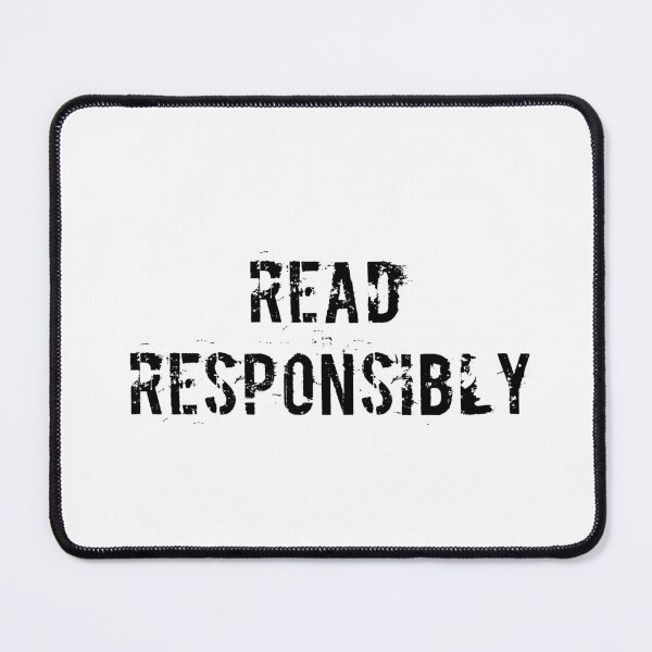 Item preview, Read Responsibly designed and sold by Ninjacatoff.