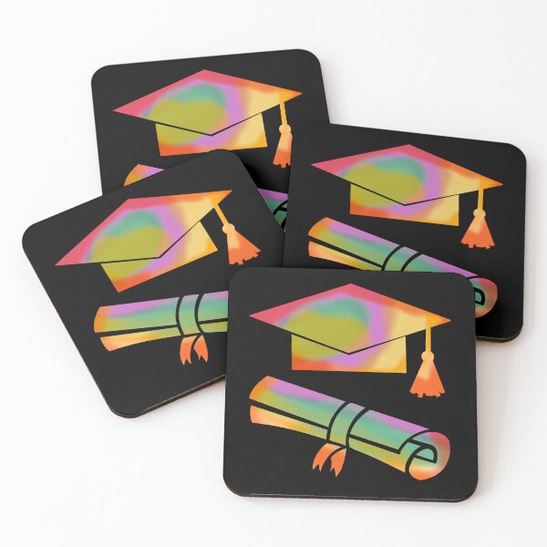 Item preview, Rainbow Colors Graduation With Black Background  designed and sold by missmann.