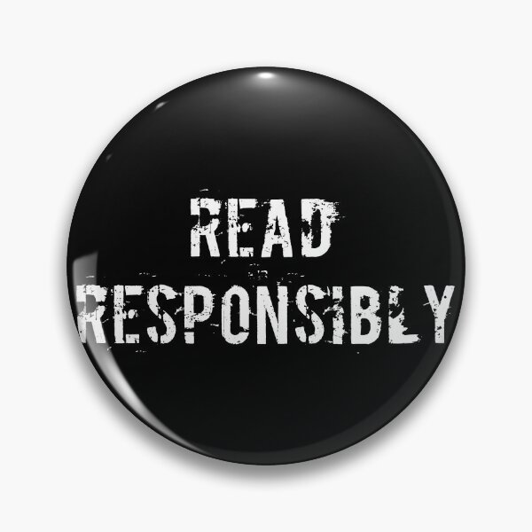 Item preview, Read Responsibly designed and sold by Ninjacatoff.