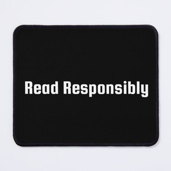 Item preview, Read Responsibly designed and sold by Ninjacatoff.
