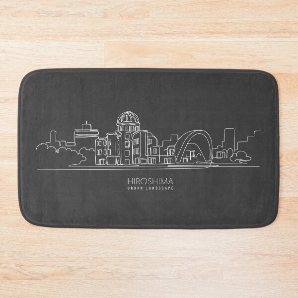 Item preview, Urban Landscape HIROSHIMA - Simple Line Art designed and sold by store-wasabi.