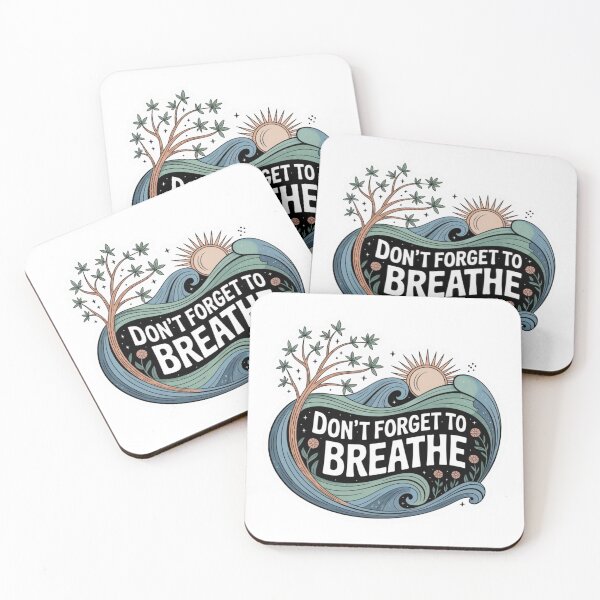 Item preview, Boho Don't Forget to Breathe designed and sold by AdventurerCrafts.