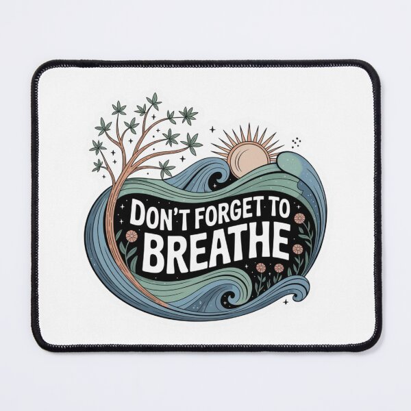 Item preview, Boho Don't Forget to Breathe designed and sold by AdventurerCrafts.